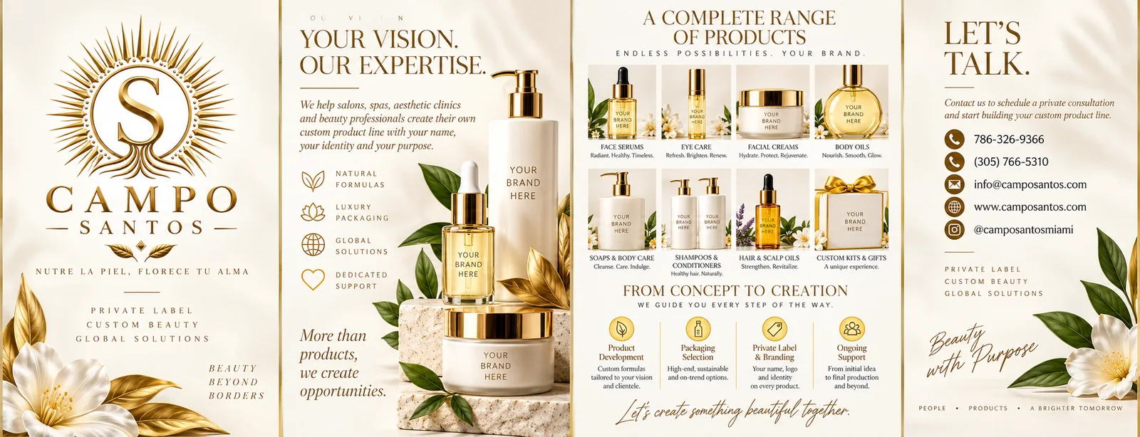 Campo Santos private label brochure