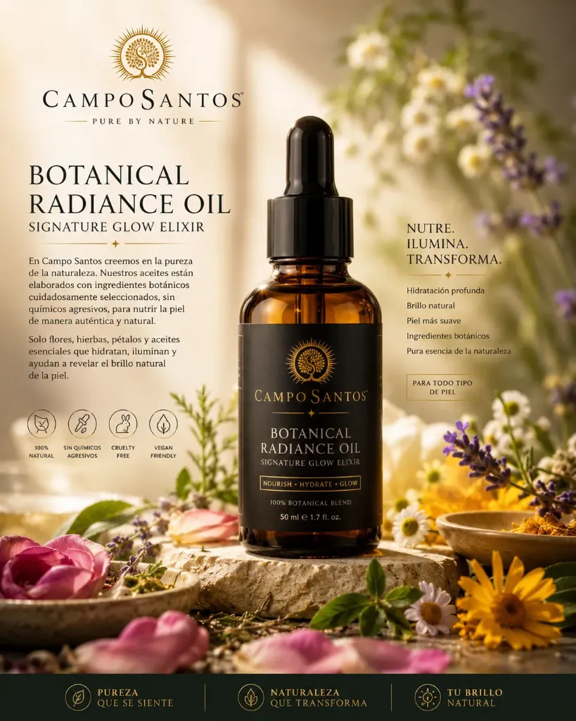 Campo Santos – Botanical Radiance Oil | Signature Glow Elixir